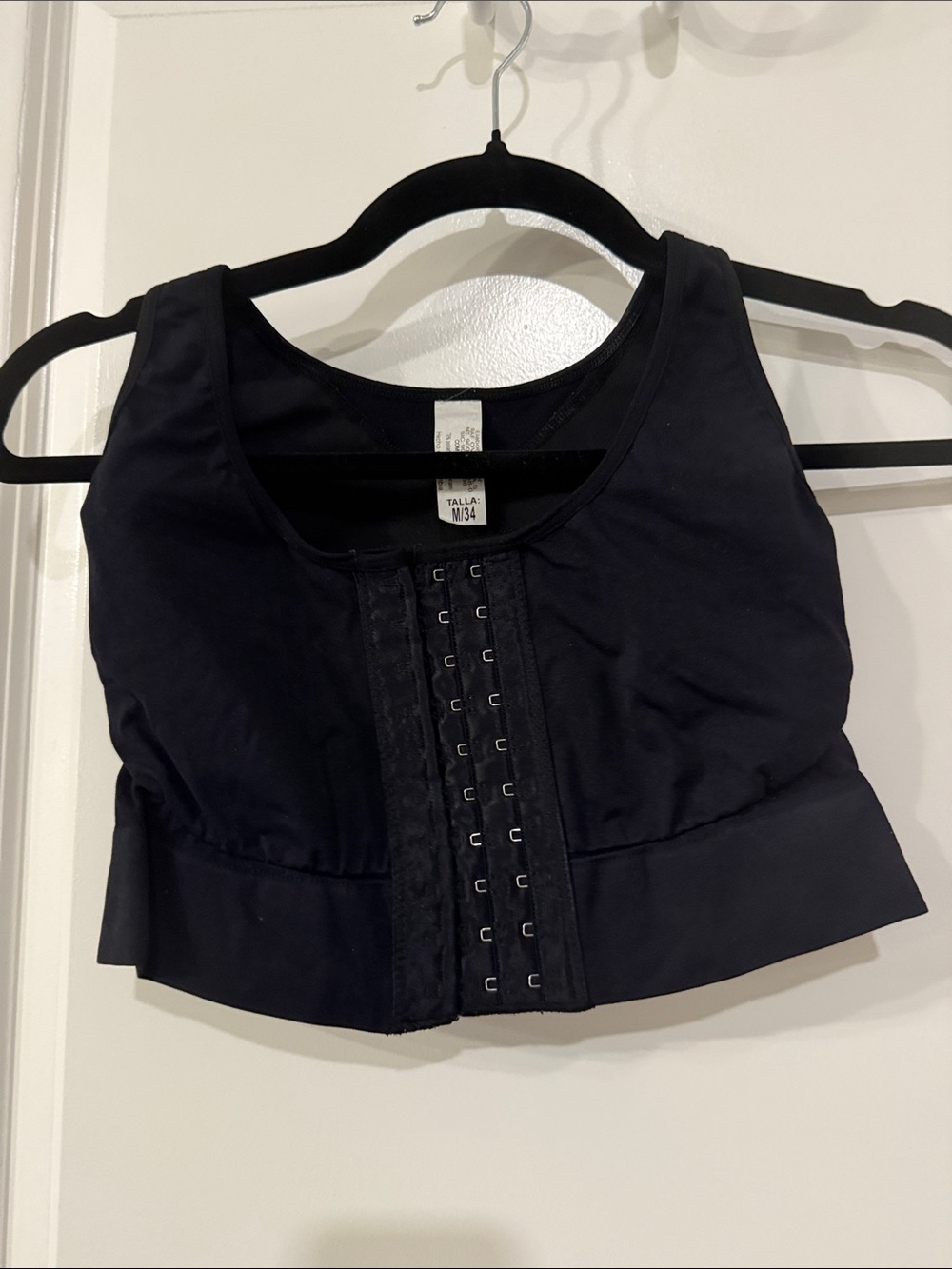 Black Front-Hook Post Surgery Recovery bra size M or 34